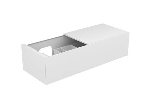 Edition 11 vanity unit, 1400 x 350 x 535mm, 1 front pull-out