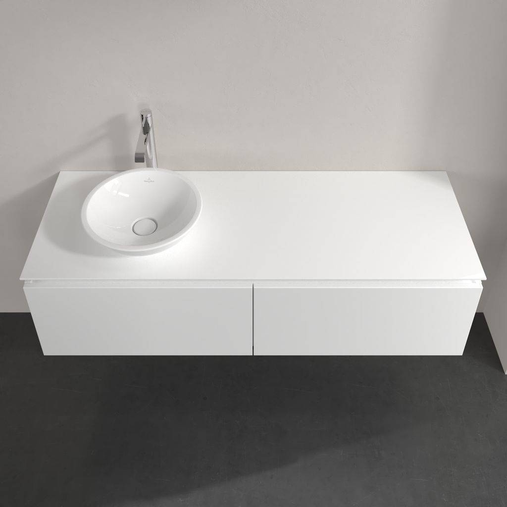 Legato vanity unit 1400x380x500 with 2 pull-outs