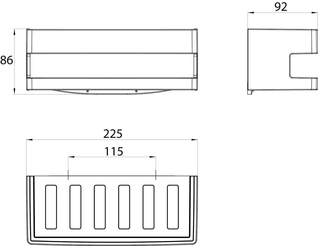 system 2 wall basket removable