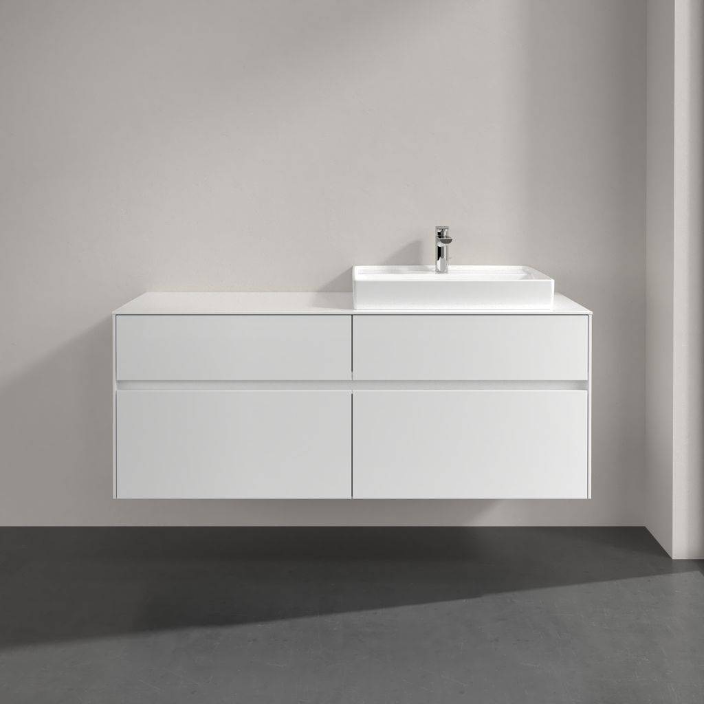 Collaro vanity unit 1400 x 548 x 500mm, with LED lighting