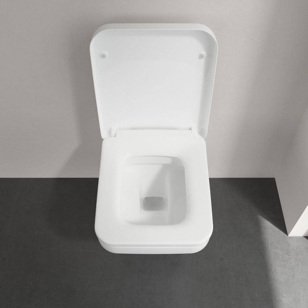 Architectura Combi Pack Wand-Tiefspül-WC mit WC Sitz, WC ohne Spülrand