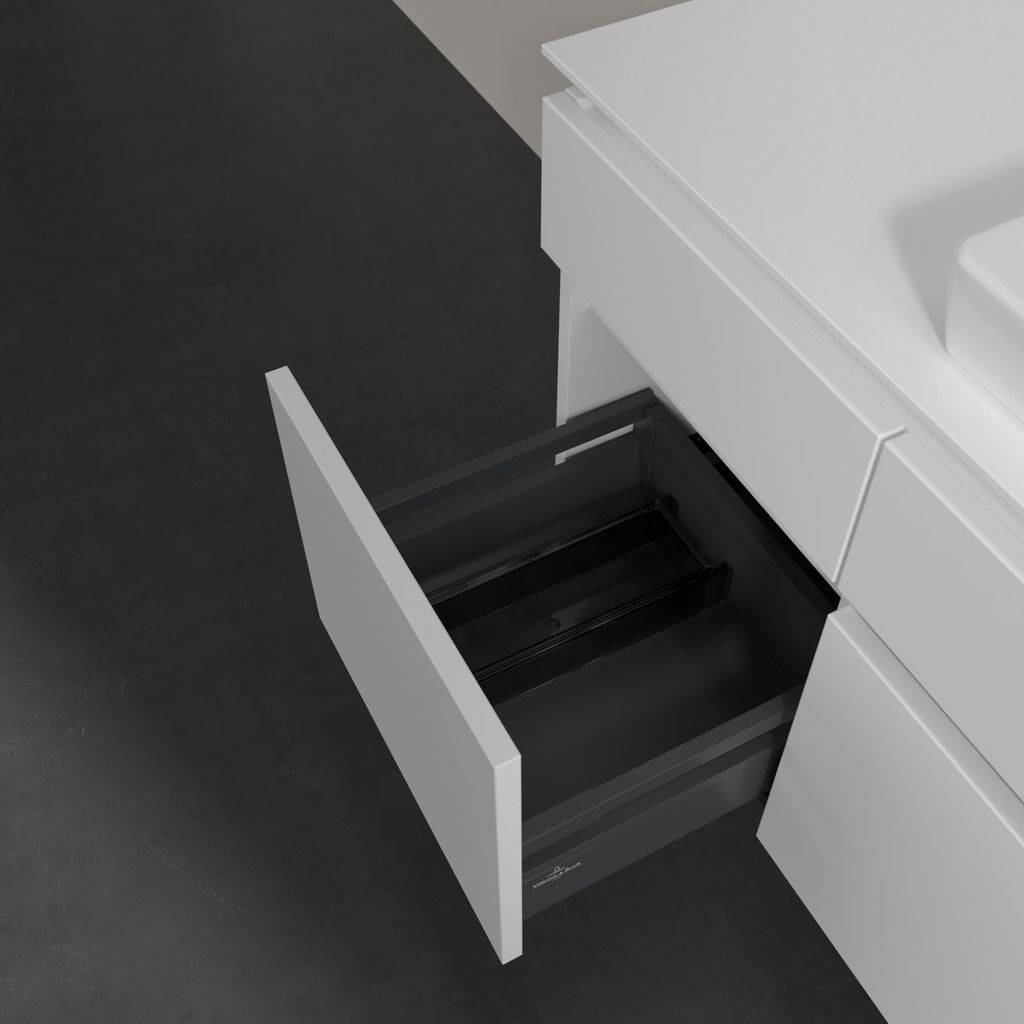 Legato vanity unit with 5 drawers, with LED lighting