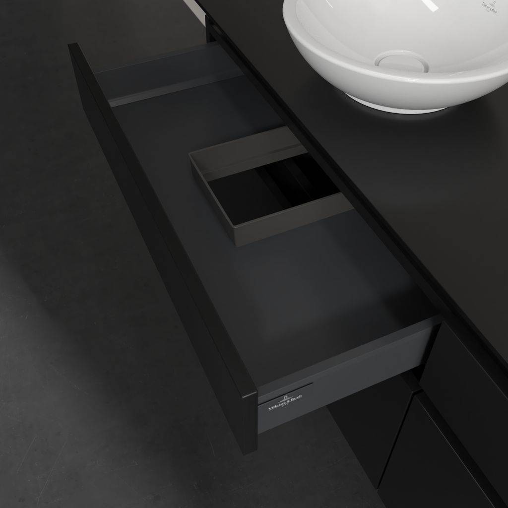 Legato vanity unit 1600x550x500 with 4 pull-outs