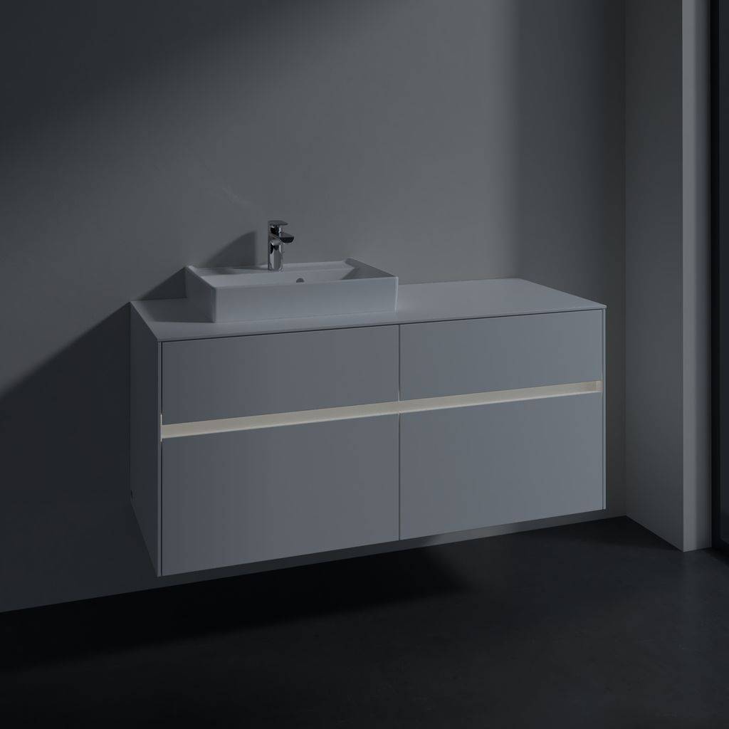 Collaro vanity unit 1200 x 548 x 500mm, with LED lighting