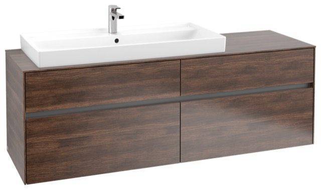 Collaro vanity unit 1600 x 548 x 500mm, with LED lighting