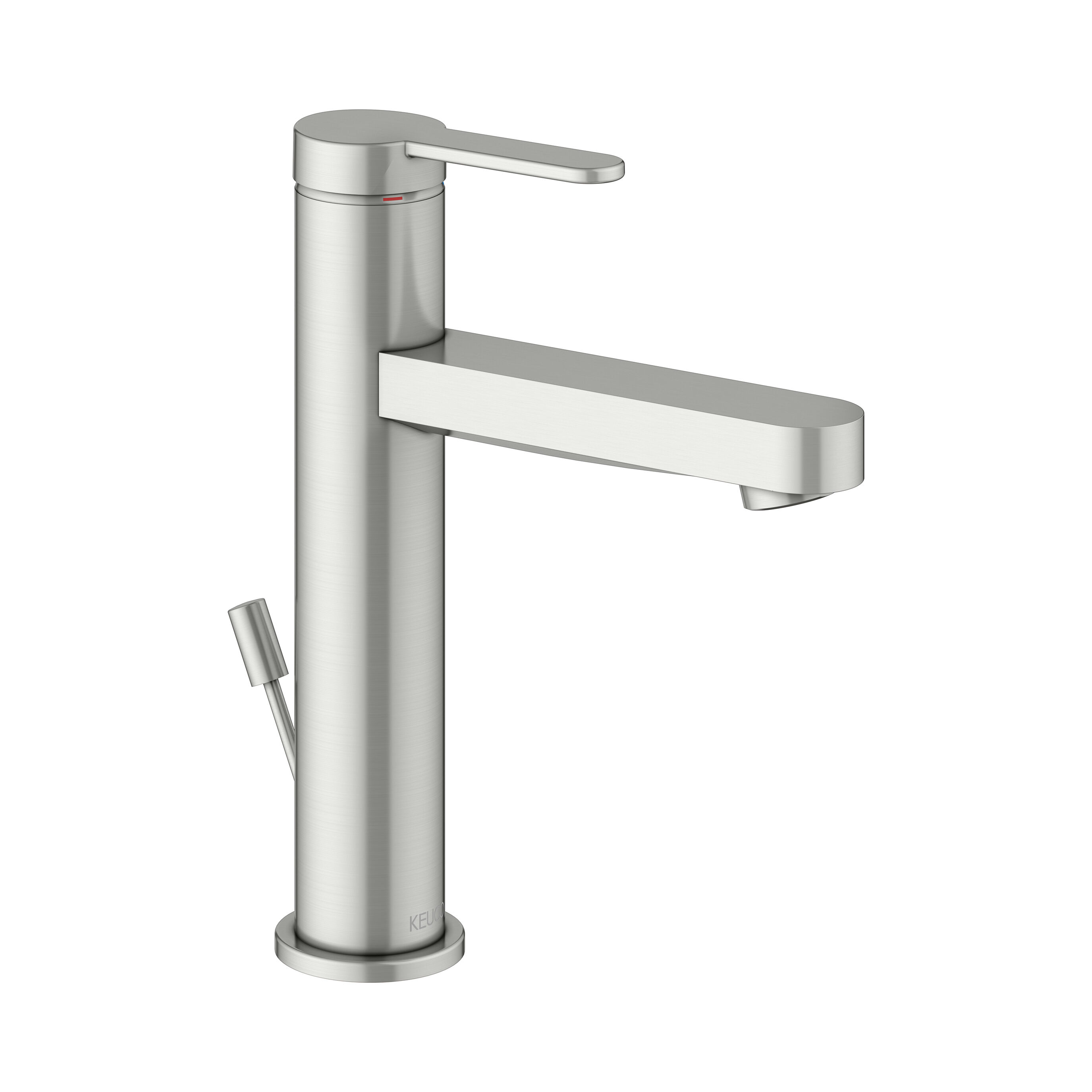 IXMO Flat single-lever basin mixer 130 with pop-up waste