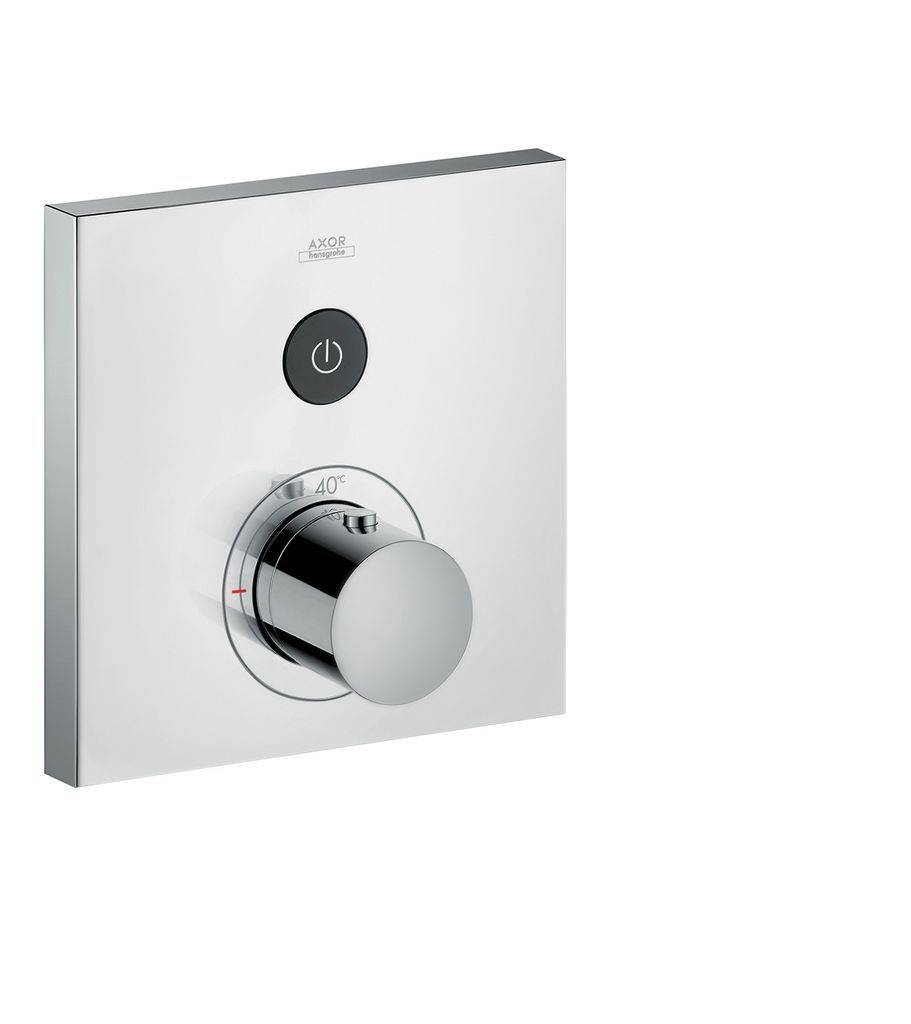 ShowerSelect Square thermostat concealed for 1 consumer