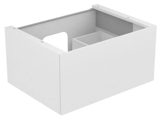 Edition 11 vanity unit, 700 x 350 x 535mm, 1 front pull-out