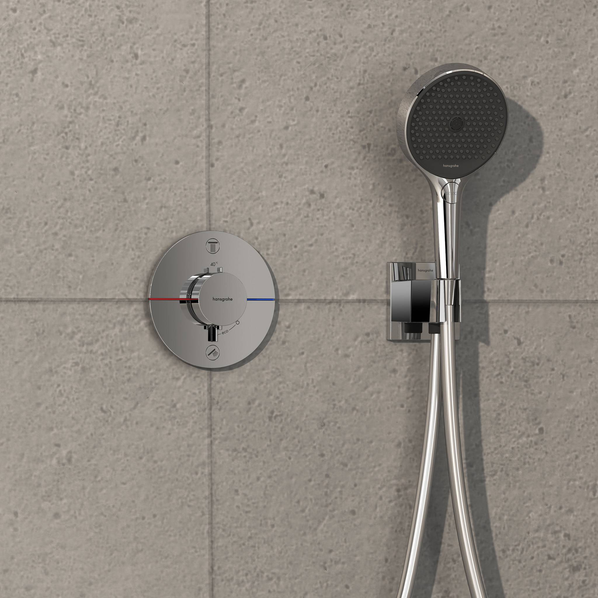 ShowerSelect Comfort S Thermostat Unterputz für 2 Verbraucher