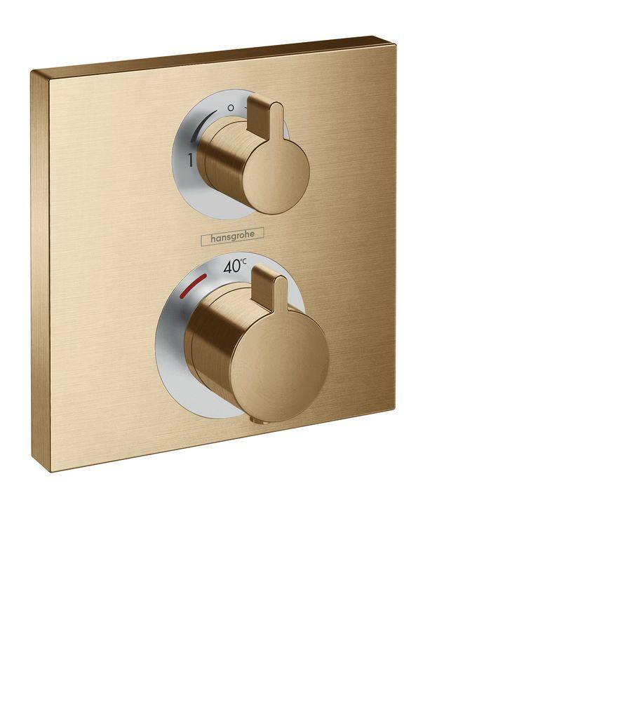 Thermostat concealed Ecostat Square for 2 consumers