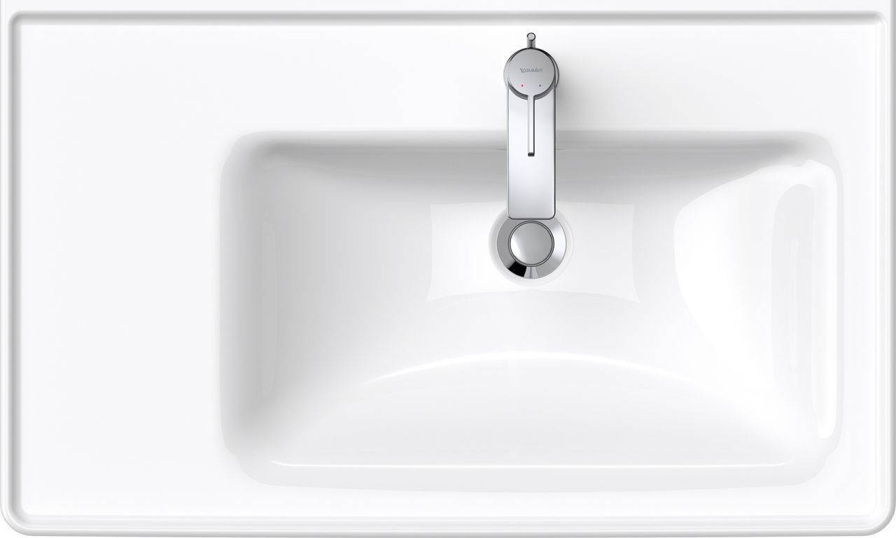 D-Neo furniture washbasin, basin left, 800 x 480mm