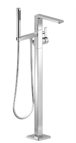 LULU single-lever bath mixer with standpipe for free-standing installation