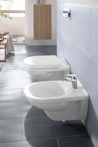 O.Novo Combi-Pack wall-hung WC with WC seat