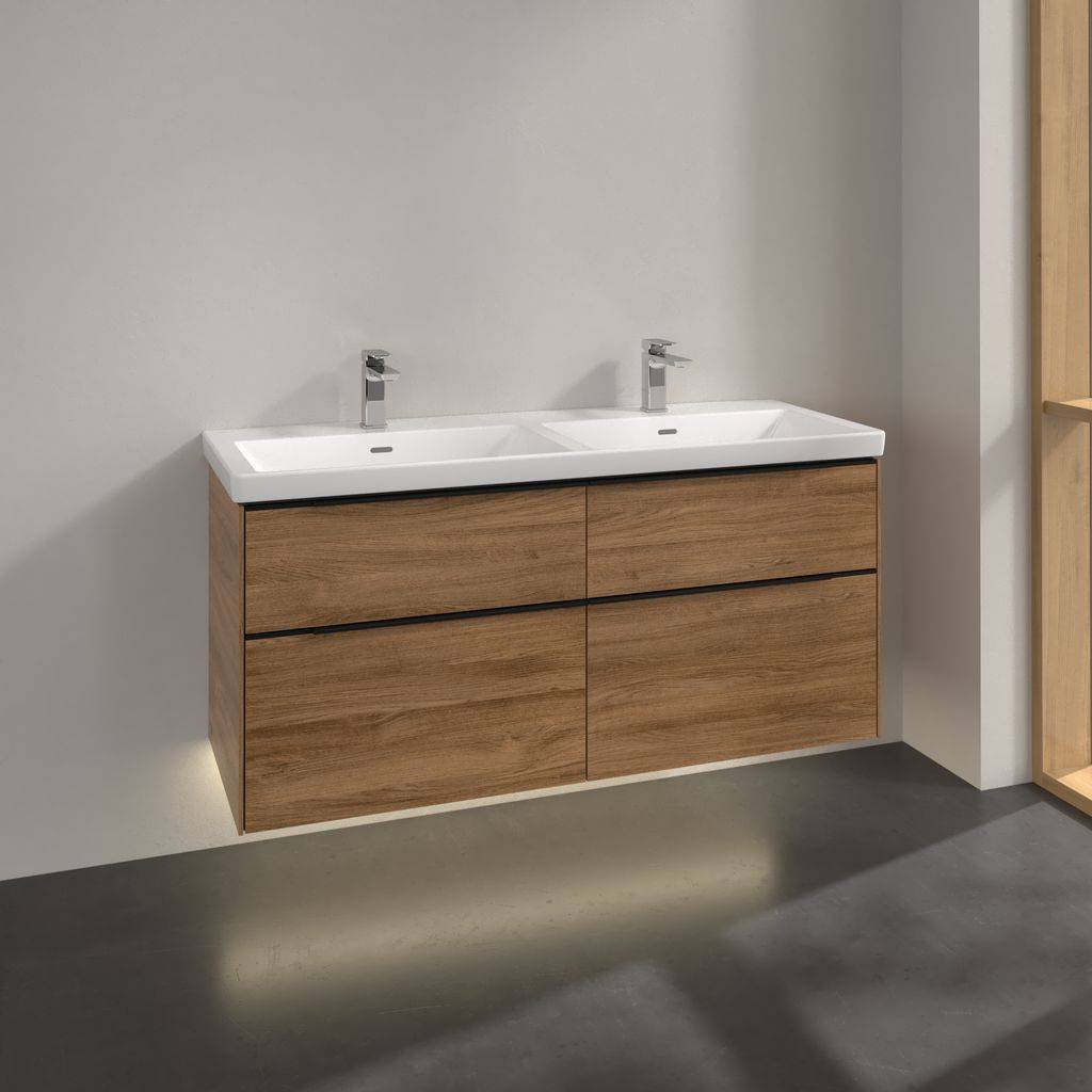 Subway 3.0 vanity unit 1272 x 576 x 478mm, with LED lighting