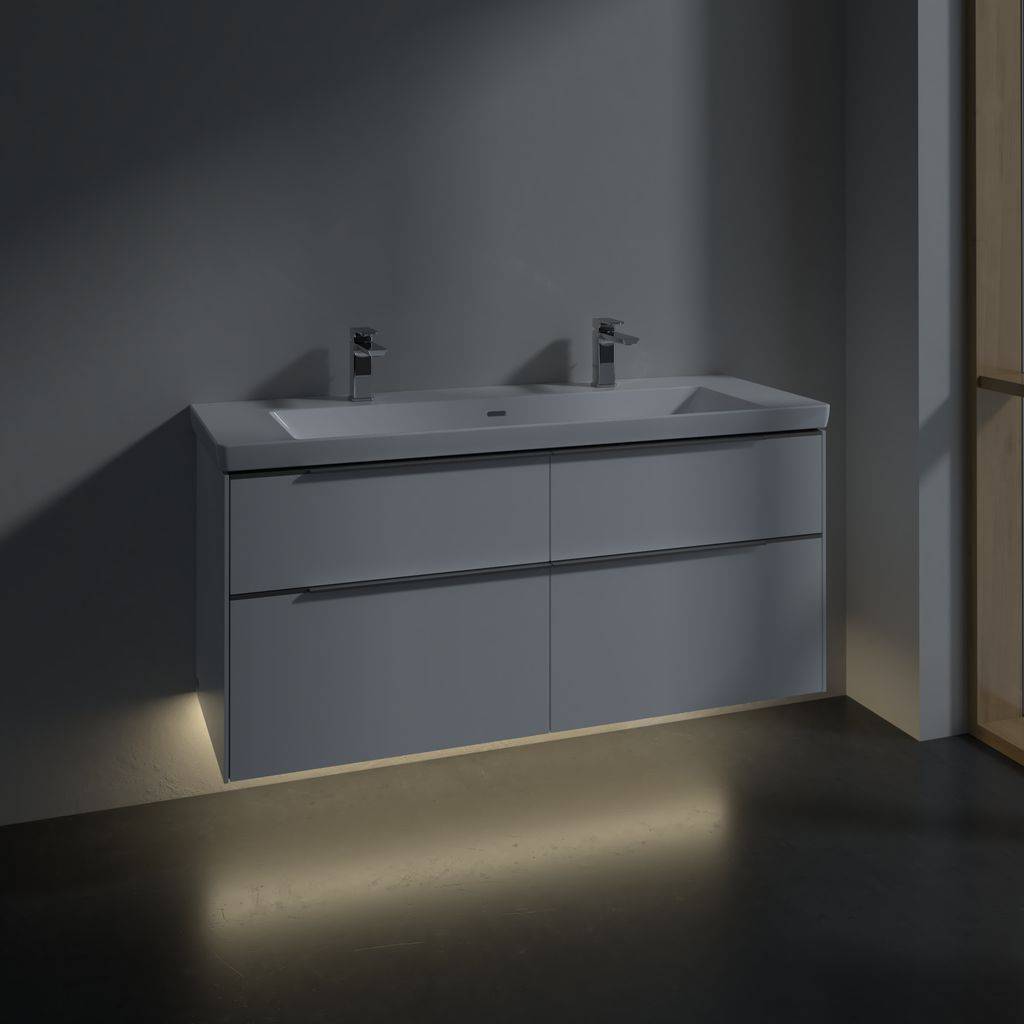 Subway 3.0 vanity unit 1272 x 576 x 478mm, with LED lighting