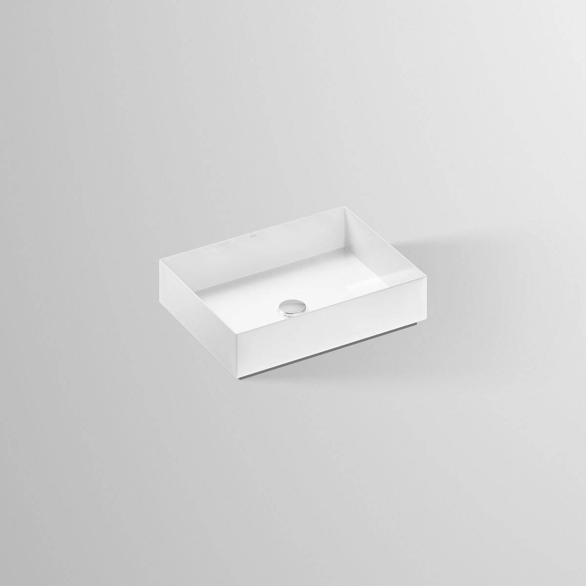 AB.ME500 Countertop basin Metaphor 500 x 375mm, without tap hole, without overflow