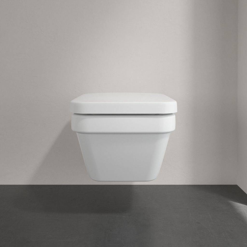 Architectura Combi Pack Wand-Tiefspül-WC mit WC Sitz, WC ohne Spülrand