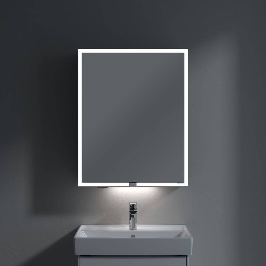 My View Now mirror cabinet 600 x 750 x 168mm, with sensor switch