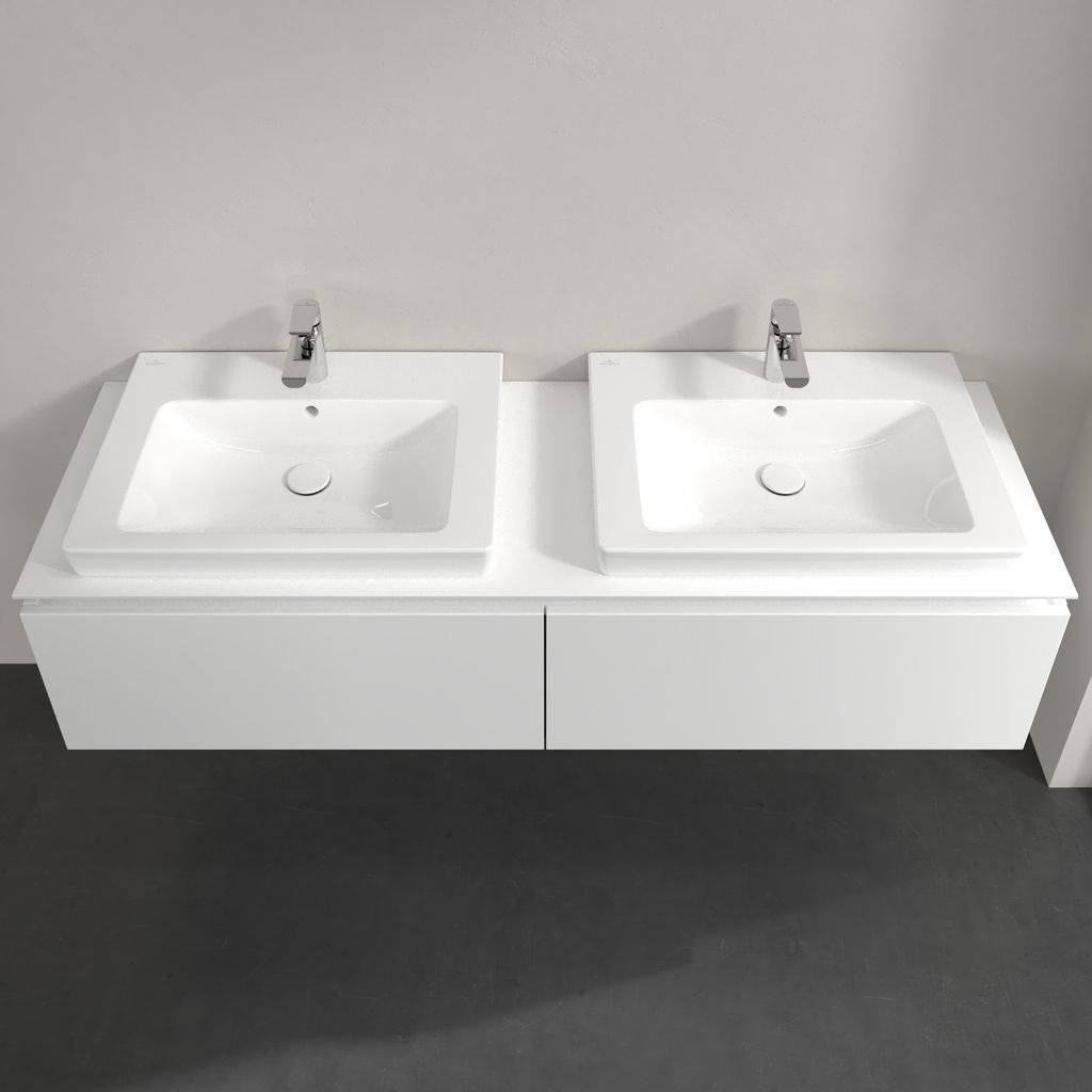 Legato vanity unit 1600x380x500 with 2 pull-outs