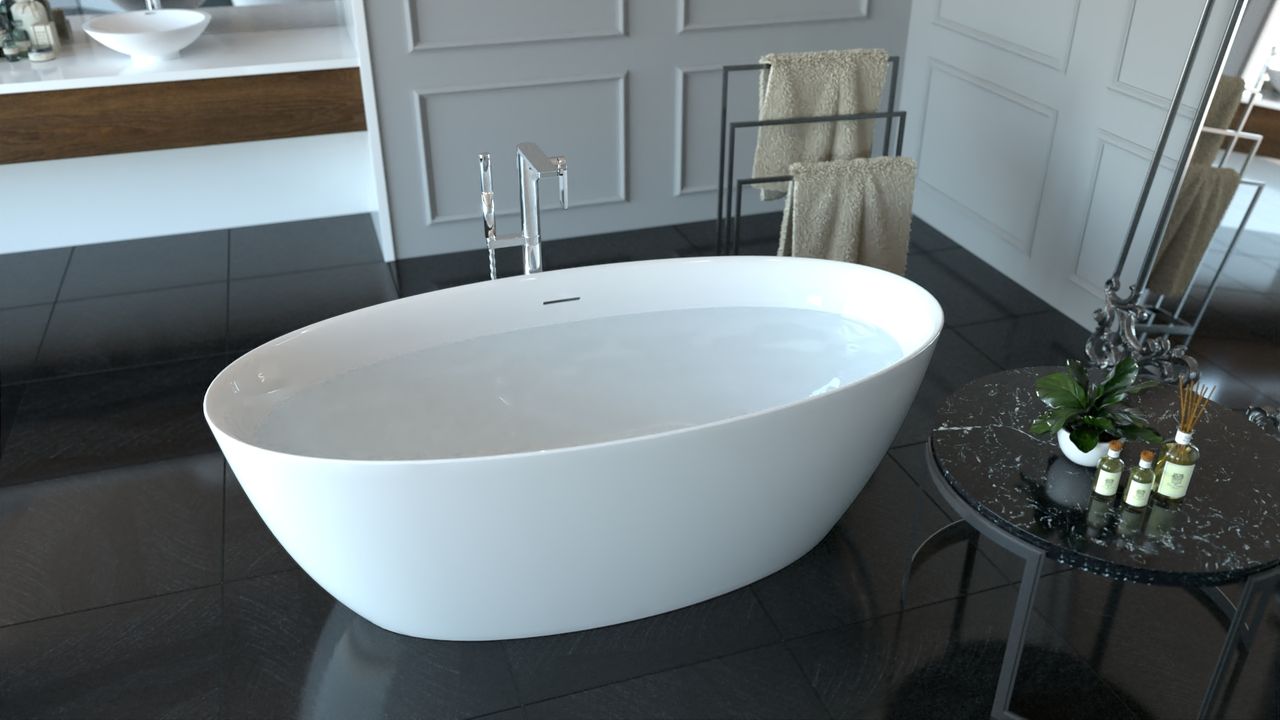 Beta freestanding oval bath