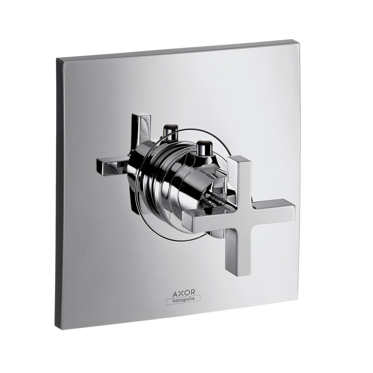 Citterio thermostat 59l/min highflow concealed with cross handle