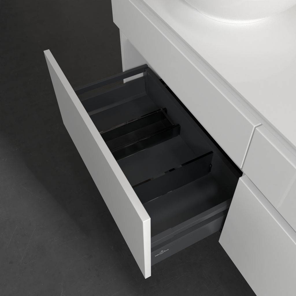 Legato vanity unit 1400x550x500 with 4 pull-outs