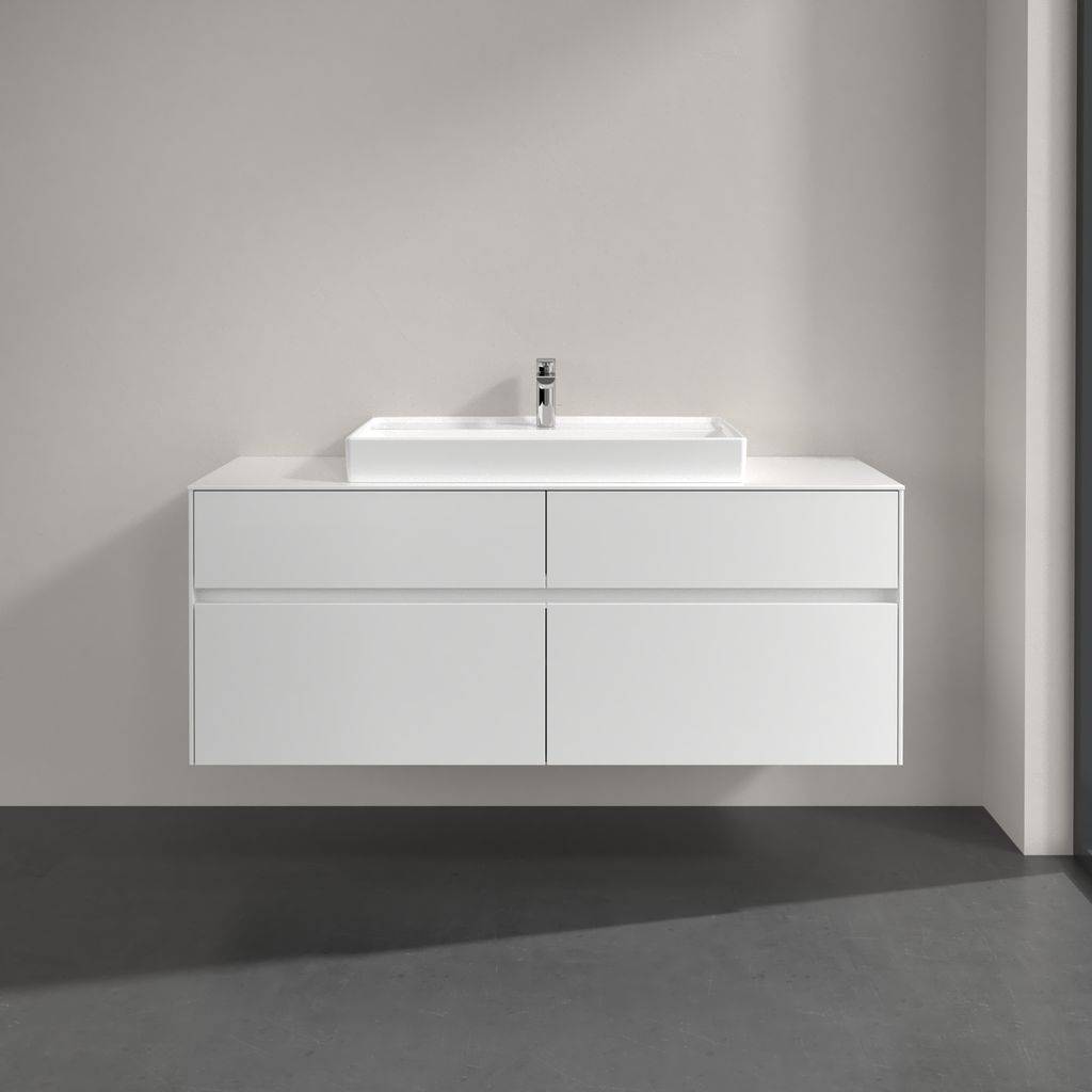 Collaro vanity unit 1400 x 548 x 500mm, with LED lighting