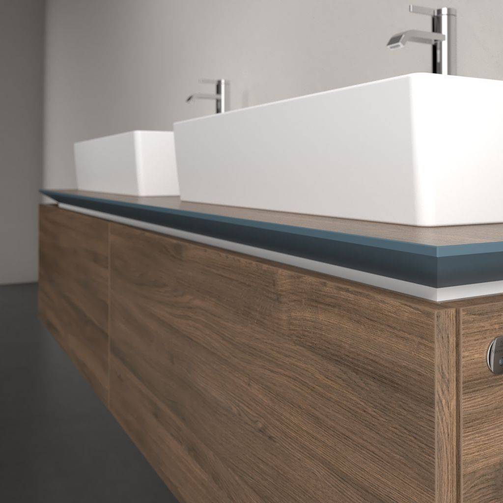 Legato vanity unit 1600x380x500 with 2 pull-outs