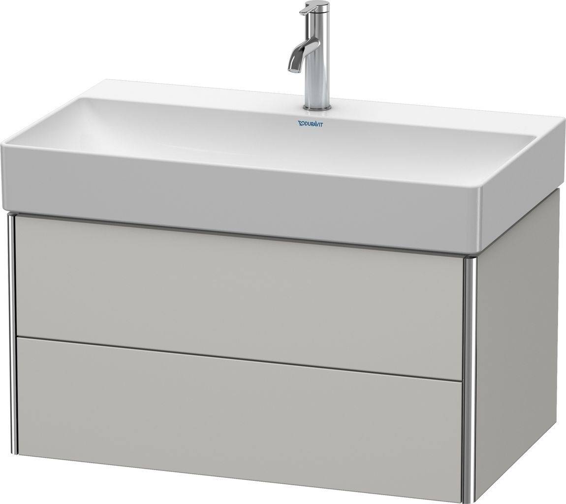 XSquare wall-hung vanity unit for DuraSquare washbasin