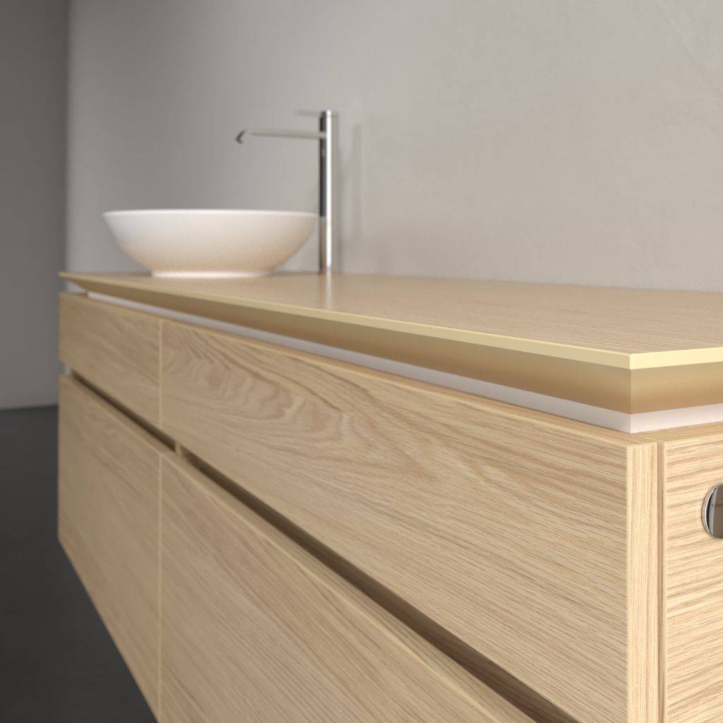 Legato vanity unit 1600x550x500 with 4 pull-outs