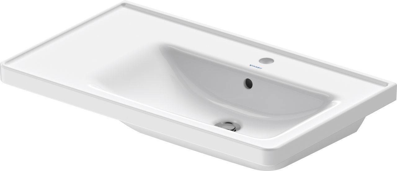 D-Neo furniture washbasin, basin left, 800 x 480mm