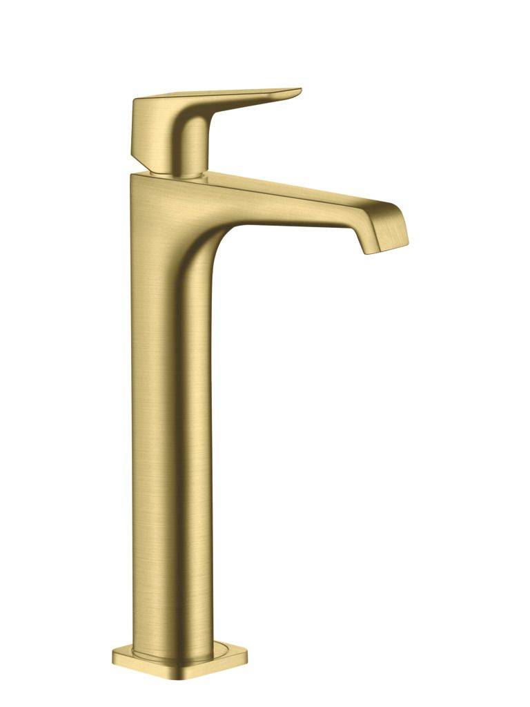 Citterio E single lever basin mixer 250 with lever handle, without pull rod, for washbowls