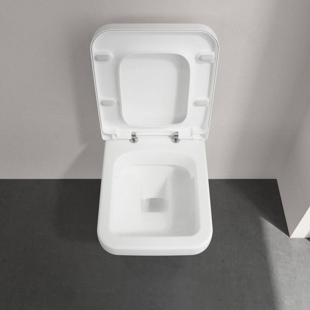 Architectura Combi Pack Wand-Tiefspül-WC mit WC Sitz, WC ohne Spülrand