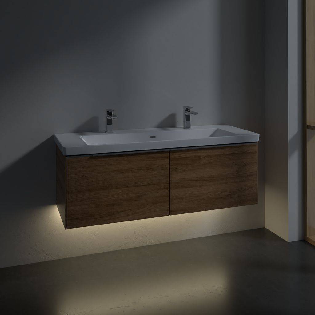 Subway 3.0 vanity unit 1272 x 429 x 478mm, with LED lighting