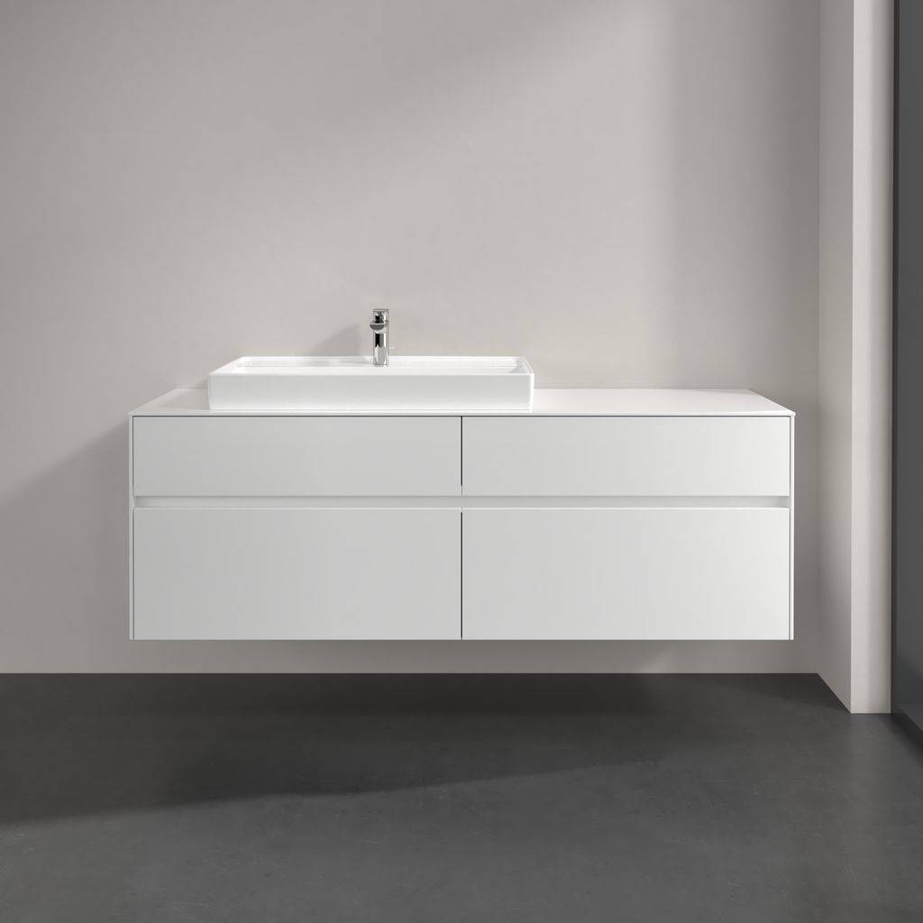 Collaro vanity unit 1600 x 548 x 500mm, with LED lighting